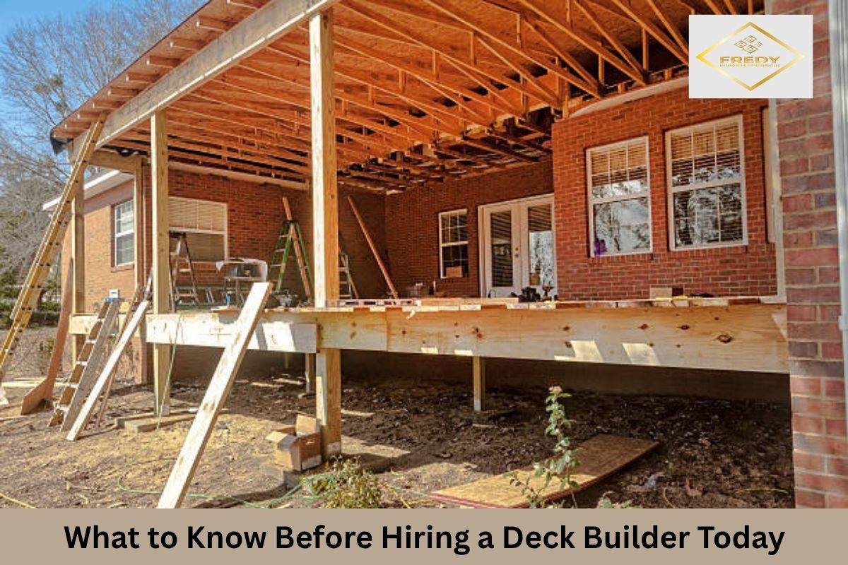 What to Know Before Hiring a Deck Builder Today